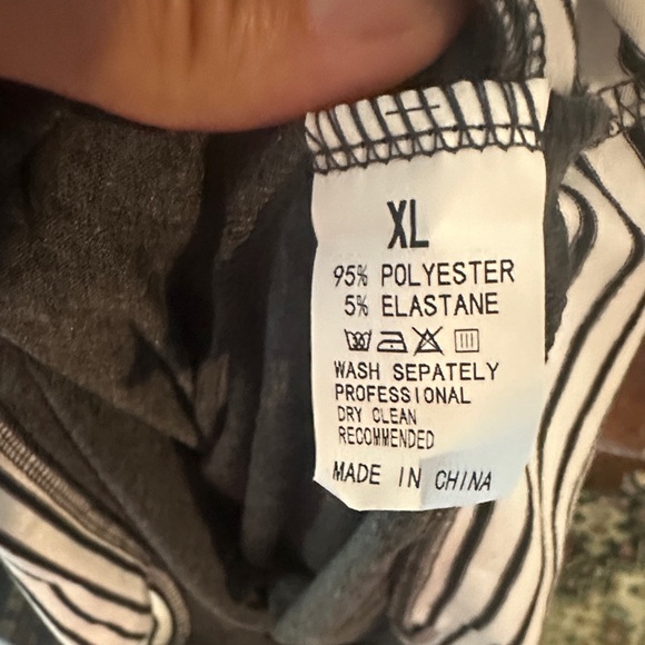 Navy Striped Long Sleeve Kids Tee with Sequin Pocket - Picture 4 of 4